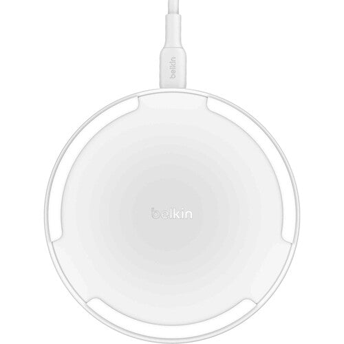 Belkin BoostCharge Base de Carga Inalámbrica 15W Blanco 20W Adaptador