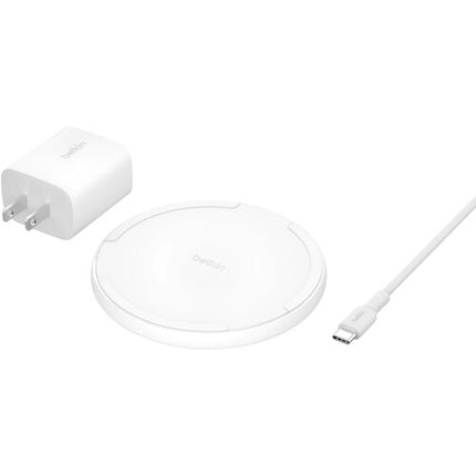 Belkin BoostCharge Base de Carga Inalámbrica 15W Blanco 20W Adaptador