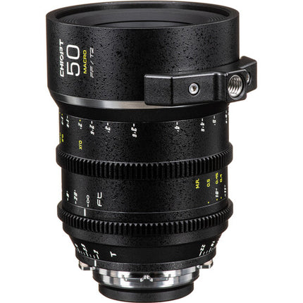 CHIOPT SLASHER 50mm T2 Objetivo Macro Prime Cine 8K 9.4" Distancia mínima de enfoque