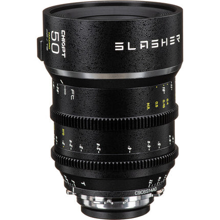 CHIOPT SLASHER 50mm T2 Objetivo Macro Prime Cine 8K 9.4" Distancia mínima de enfoque
