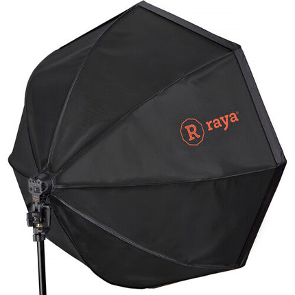 Raya LED-OX-RGB Lámpara LED Dual RGB y Bi-Color 4440 Lux 3000-5500K con Octabox y Control Remoto