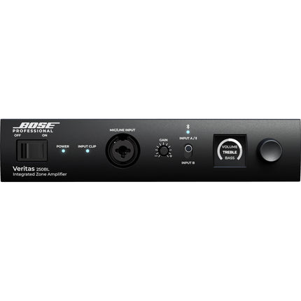 Bose Professional Veritas 250BL Amplificador de Zona Integrado y Mezclador Smart con Pantalla OLED Bluetooth y 30 Presets