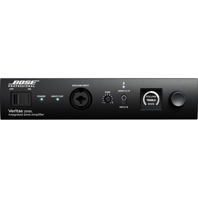 Bose Professional Veritas 250BL Amplificador de Zona Integrado y Mezclador Smart con Pantalla OLED Bluetooth y 30 Presets