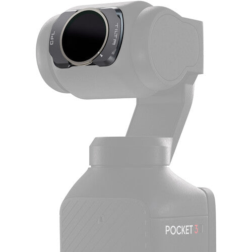 Tilta Filtro Polarizador Circular para Cámara DJI Osmo Pocket 3 Vidrio Óptico Multicapa y Montaje Magnético