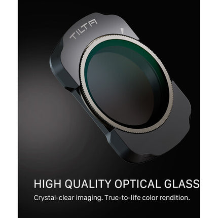 Tilta Filtro Polarizador Circular para Cámara DJI Osmo Pocket 3 Vidrio Óptico Multicapa y Montaje Magnético