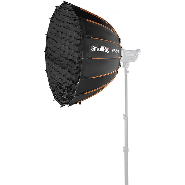 SmallRig FP-90 Softbox Parabólico Plegable 90x60 cm Dobles Difusores Honeycomb Grid
