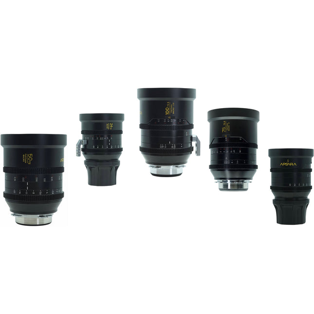 Simmod APSARA PRESTIGE Kit de lentes macro 5 piezas ARRI PL Full Frame T2.0-2.8 24-100mm