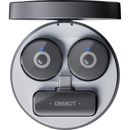 OBSBOT Vox Micrófono Inalámbrico para Streaming 2 Personas con USB-C 300 m Alcance