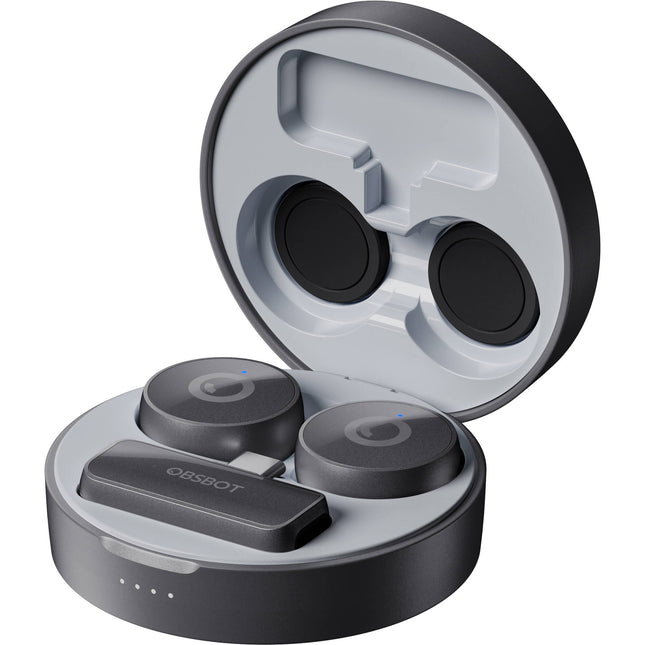 OBSBOT Vox Micrófono Inalámbrico para Streaming 2 Personas con USB-C 300 m Alcance