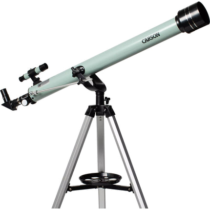 Carson Stara 60mm Refractor Telescopio f15 Trípode Acero Adaptador Smartphone