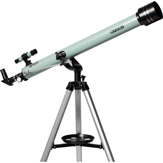 Carson Stara 60mm Refractor Telescopio f15 Trípode Acero Adaptador Smartphone