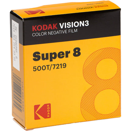 Kodak VISION3 500T película negativa color tungsteno Super 8 50 pies