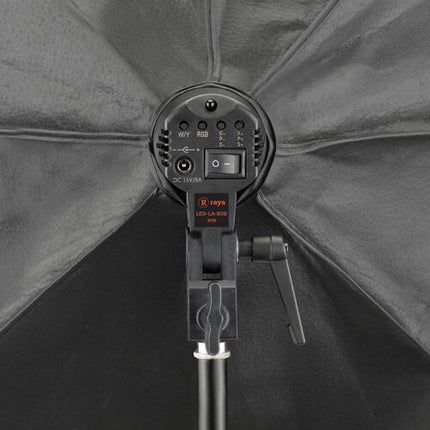 Raya LED-LA-RGB Lámpara LED Dual RGB Bi-Color 750 Lux 3000-5500K con Linterna Octogonal