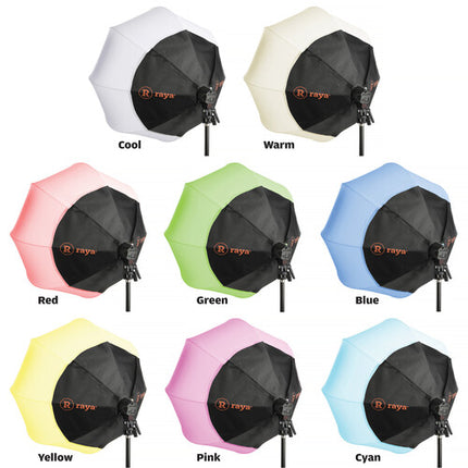 Raya LED-LA-RGB Lámpara LED Dual RGB Bi-Color 750 Lux 3000-5500K con Linterna Octogonal
