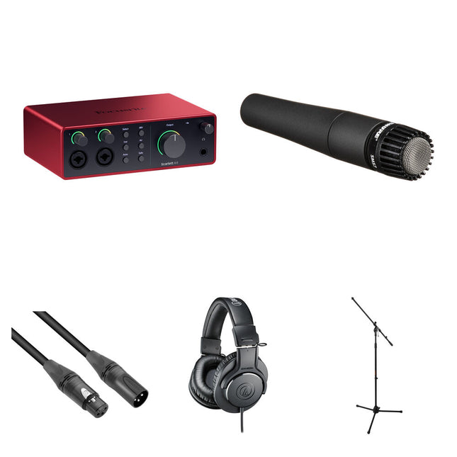 Focusrite Scarlett 4i4 Interfaz Audio USB-C 24Bit 192kHz 2 Preamplificadores