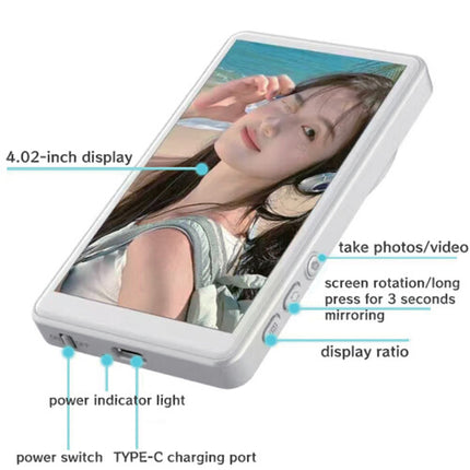 Kapture M1 Monitor de Video Inalámbrico 4.4" Pantalla 1136x640 Bluetooth