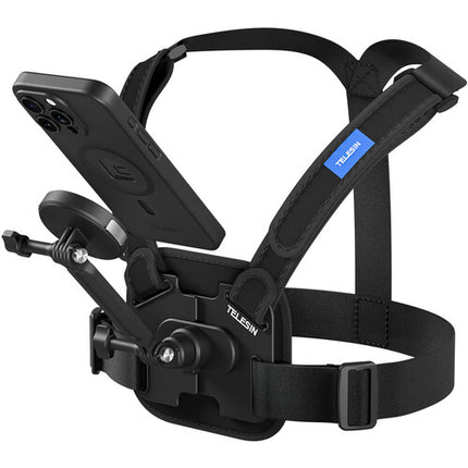 TELESIN Arnés Deportivo Ajustable con Absorción para iPhone 16 Pro Max