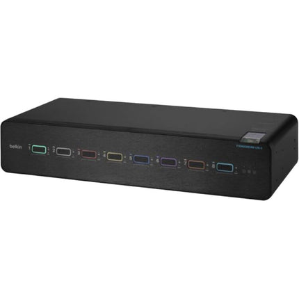 Belkin Universal 2nd Gen Switch KVM seguro 8 puertos pantalla dual 4K 60Hz