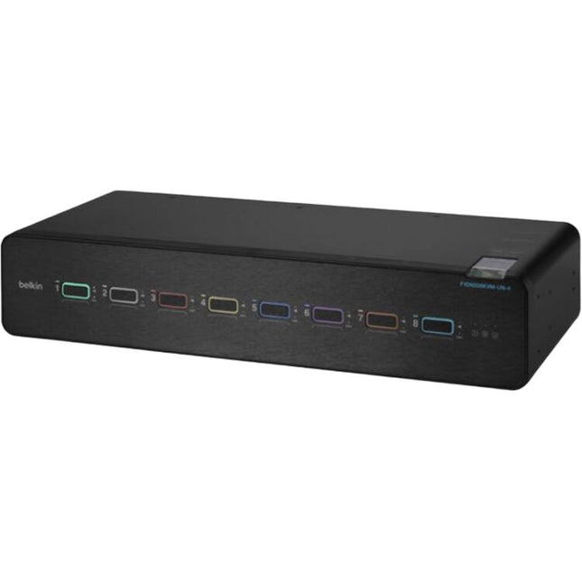 Belkin Universal 2nd Gen Switch KVM seguro 8 puertos pantalla dual 4K 60Hz