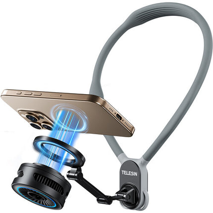 TELESIN Enfriador Magnético para Smartphones y Tablets con Carga Inalámbrica y Ventilador de 27W