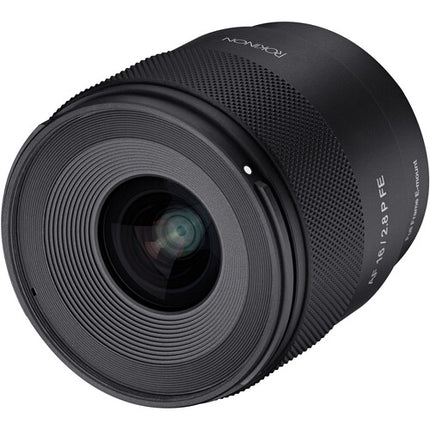 Rokinon AF 16mm f2.8 P FE Lente gran angular para Sony E con motor paso a paso y sellado climático