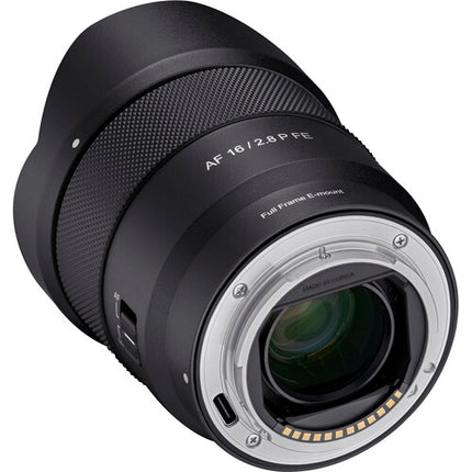 Samyang AF 16mm f/2.8 P FE Lente Gran Angular f/2.8 a f/22 Motor Lineal autofocus
