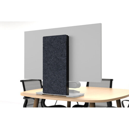 Heckler H1090 Soporte de Mesa para Pantallas de 43 a 55" con Cableado Integrado y Base de Acero