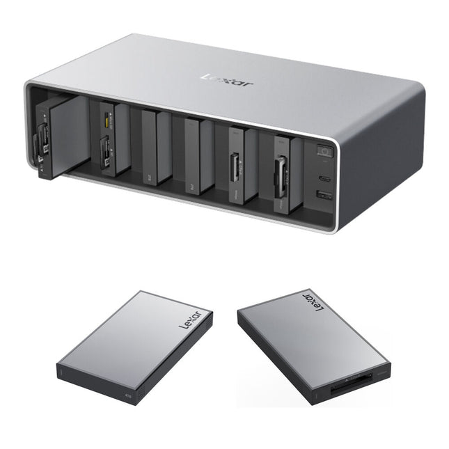 Lexar Professional Estación de Acoplamiento con SSD 4TB y Lector CFexpress 4.0 Tipo B