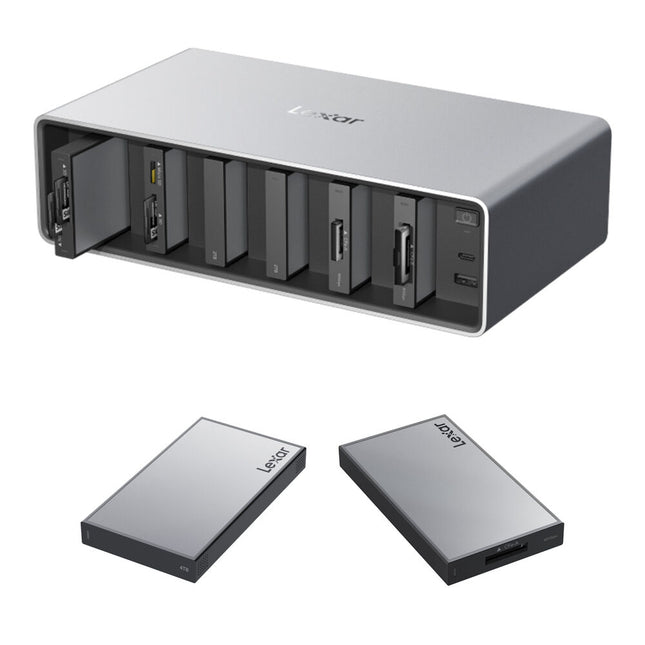 Lexar Professional Workflow Station con SSD 4TB 2000MBs y Lector CFexpress 4.0 Type A
