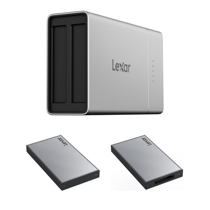 Lexar Professional Workflow Go Estación de Acoplamiento SSD 2TB y Lector CFexpress 4.0 Type B