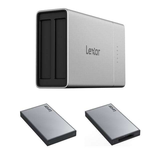 Lexar Professional Workflow Go Estación de Acoplamiento SSD 2TB y Lector CFexpress 4.0 Type B