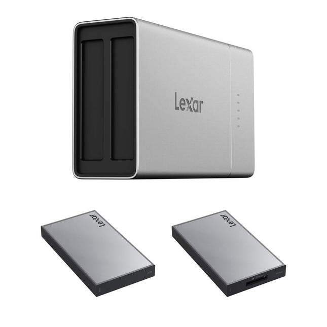 Lexar Professional Workflow Go estación de acoplamiento con SSD 2TB y lector CFexpress 4.0 Type A