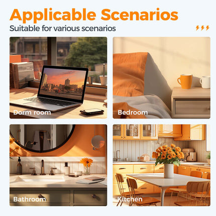 Tessan Extensión y Protector Sobretensión 5 Enchufes 3 USB Compacto