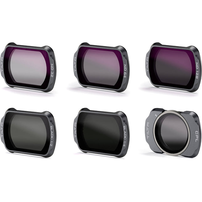 Tilta Ultimate Kit de Filtros para DJI Osmo Pocket 3 ND 1.5 1.8 2.1 y Polarizador Circular