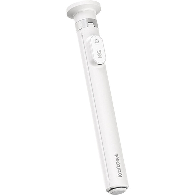 KraftGeek JustTap Trípode Magnético para Smartphone Blanco Altura 13 a 66" Bluetooth Remoto
