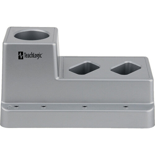 TeachLogic BRC-60 Cargador Drop-In para Micrófonos IR con Adaptador y Soporte para 2 Mics