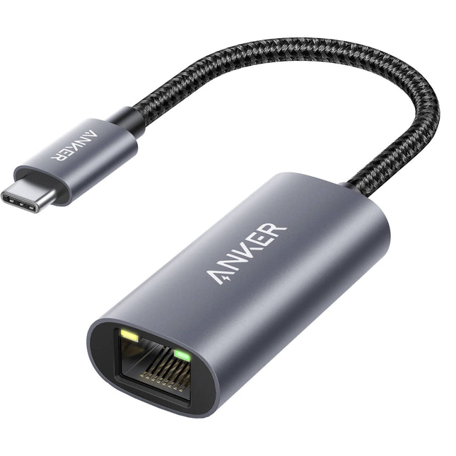 Anker Adaptador USB-C a Ethernet Gigabit con Conector RJ45 y Diseño Compacto