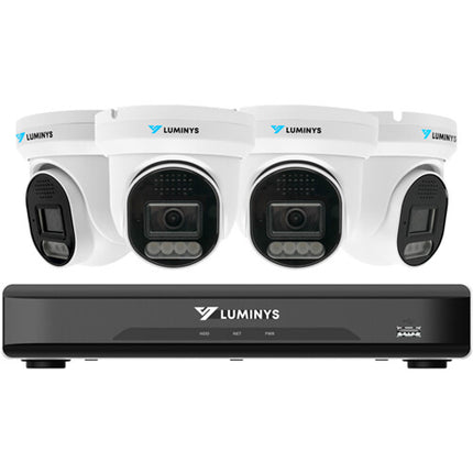 Luminys K54-4L1A2 Kit NVR 4 Canales UHD 4K 2TB HDD 4 Cámaras 5MP IP66