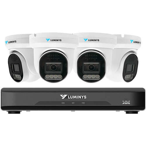Luminys K54-4L1A2 Kit NVR 4 Canales UHD 4K 2TB HDD 4 Cámaras 5MP IP66
