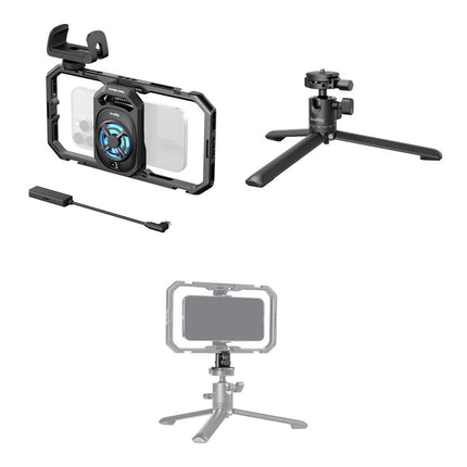 SmallRig Thermal Jaula para Streaming con Trípode de Mesa y Adaptador Kit H11