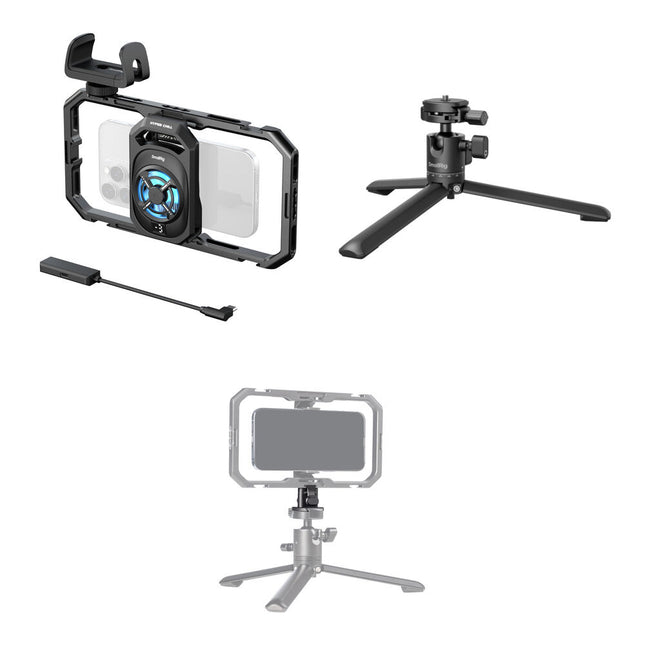 SmallRig Thermal Jaula para Streaming con Trípode de Mesa y Adaptador Kit H11