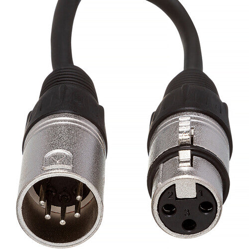 Hosa Technology Cable DMX 5-Pin XLR Macho a 3-Pin XLR Hembra 15 cm con Garantía Limitada