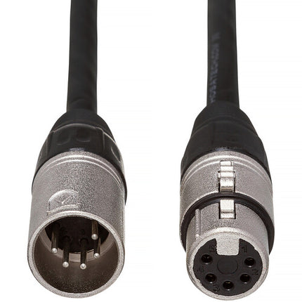 Hosa Technology Cable DMX512 XLR 5 Pines Macho a Hembra 1.5 m