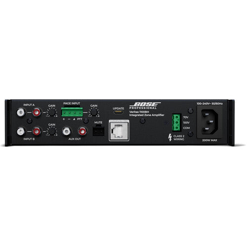 Bose Professional Veritas 1100BH Amplificador de Zona Integrado con DSP Bluetooth y Pantalla OLED