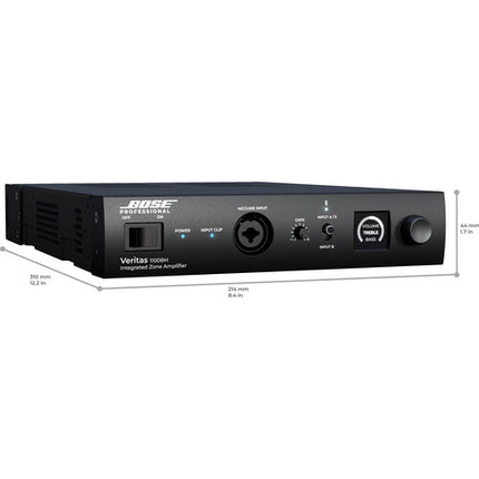 Bose Professional Veritas 1100BH Amplificador de Zona Integrado con DSP Bluetooth y Pantalla OLED