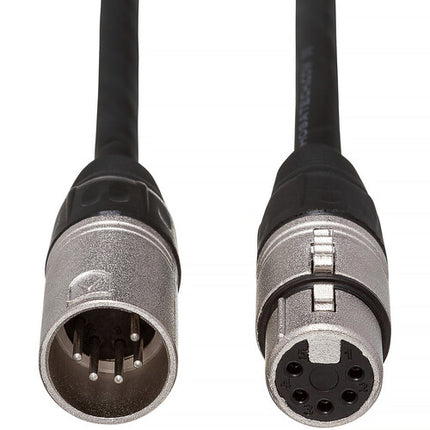 Hosa Technology Cable DMX512 XLR 5 Pines Macho a Hembra 7.62 m