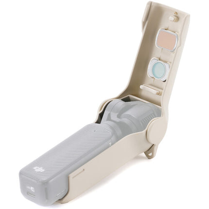 Tilta Estuche de Viaje Protector y Correa Snap Lock para DJI Osmo Pocket 3 Cream White