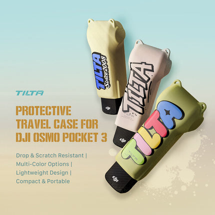 Tilta Estuche de Viaje Protector y Correa Snap Lock para DJI Osmo Pocket 3 Cream White