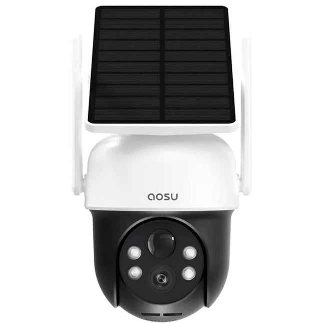 aosu SolarCam D1 Classic Cámara de Seguridad Solar 2K 3MP Visión Nocturna Pan Tilt