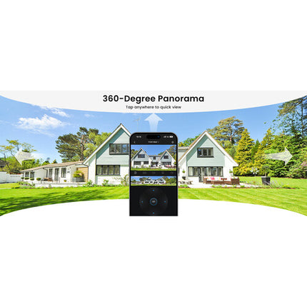 aosu SolarCam D1 Classic Cámara de Seguridad Solar 2K 3MP Visión Nocturna Pan Tilt